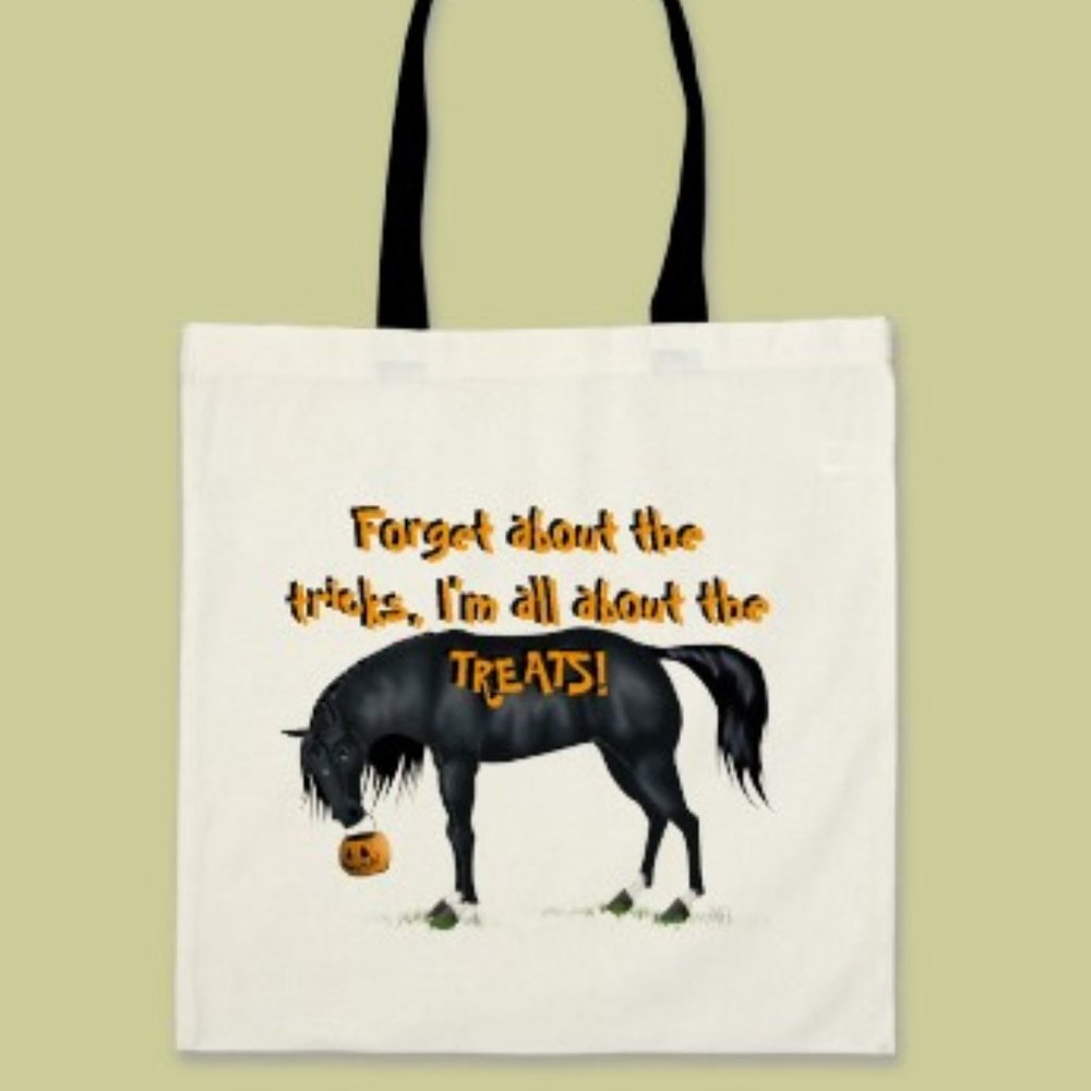 Halloween Trick or Treat Bag Horse NWOT - Picture 2 of 8